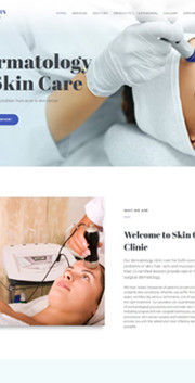 More Dermatology Website Templates